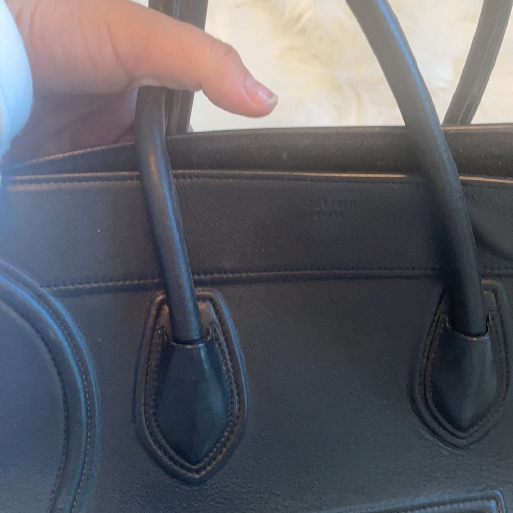 Black leather Celine bag “phantom “ - Picture 3 of 11